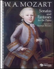 Sonatas and Fantasies for the Piano piano sheet music cover Thumbnail